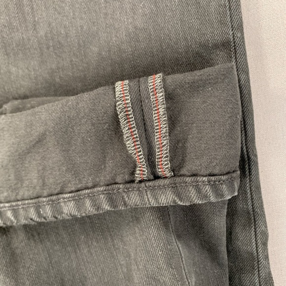 VTG Polo Ralph Lauren 867 Jean Men 36x30 Black Hudson Selvedge Straight Denim - Picture 2 of 16